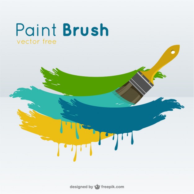 626x626 Paint Brush Vector Vector Free Download