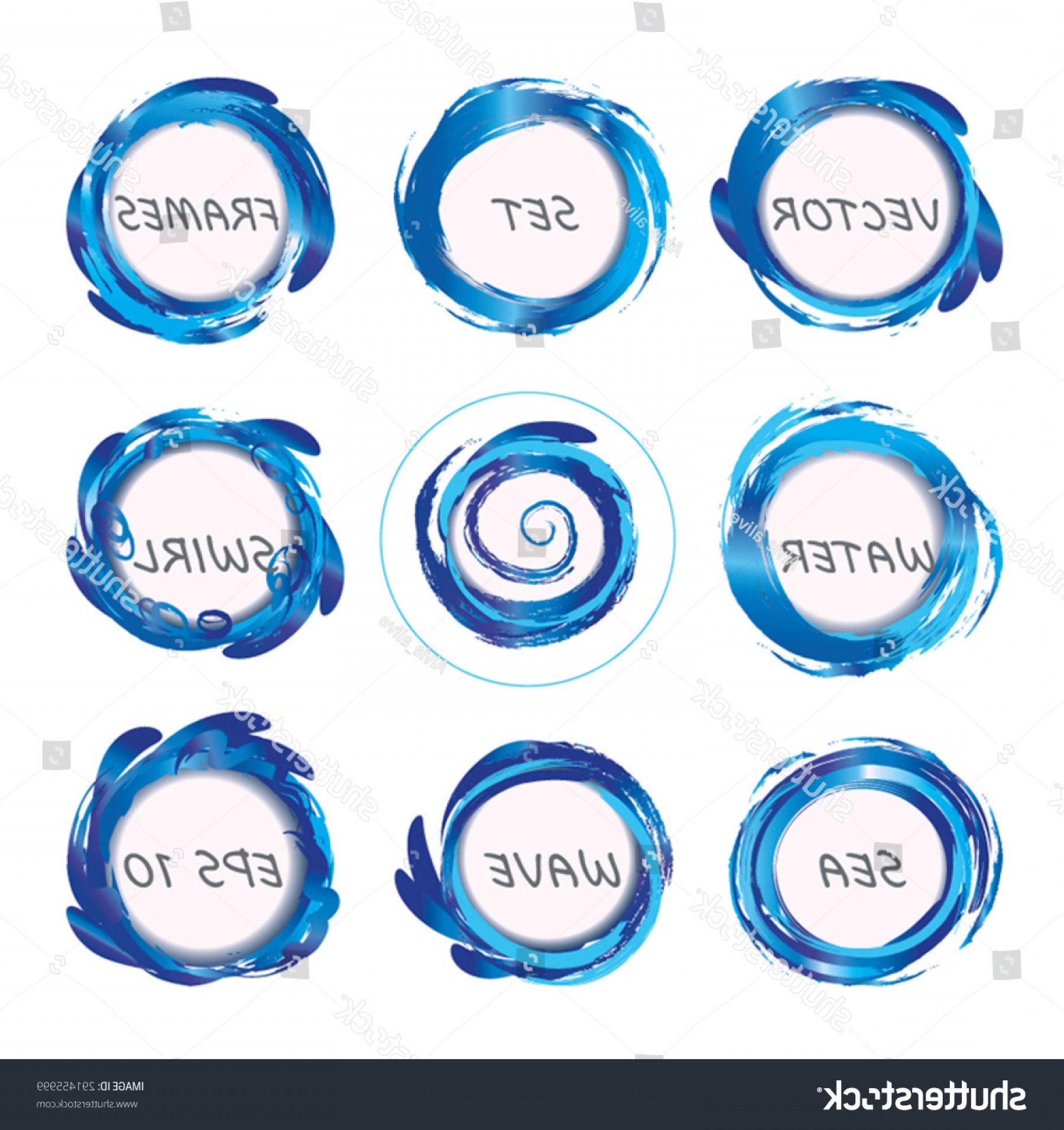 1800x1912 Set Circle Water Frames Vector Paint Geekchicpro