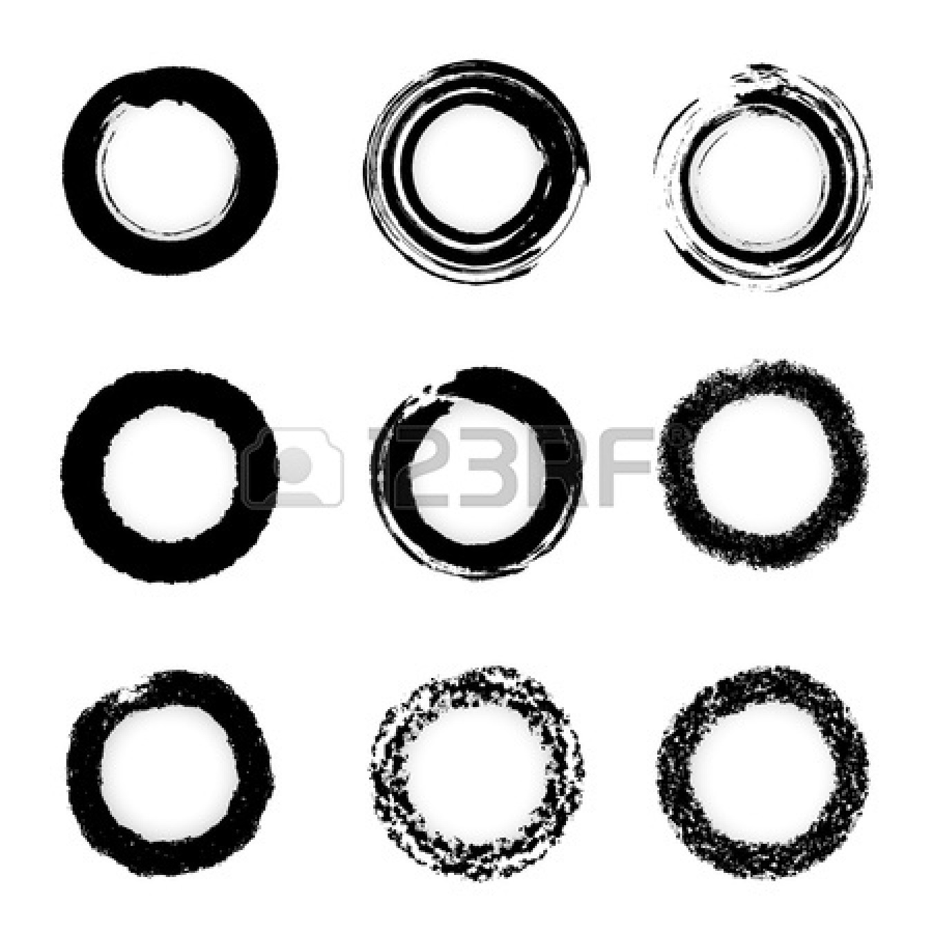 1350x1350 Paint Brush Stroke Vector