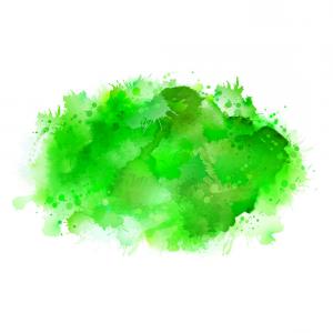 300x300 Photostock Vector Green Watercolor Stroke With White Frame Grunge