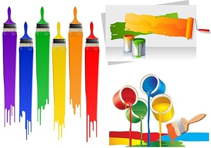 435x305 Paint Free Vector Download