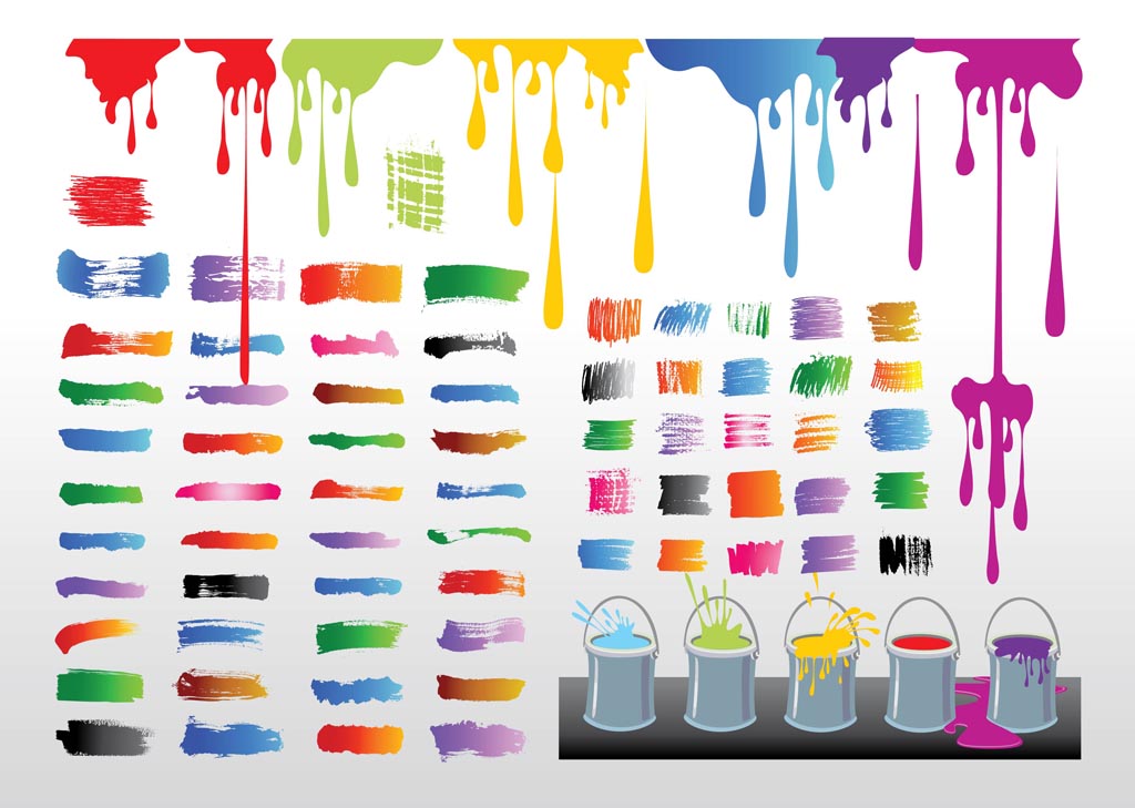 1024x729 Paint Vector Vector Art Graphics