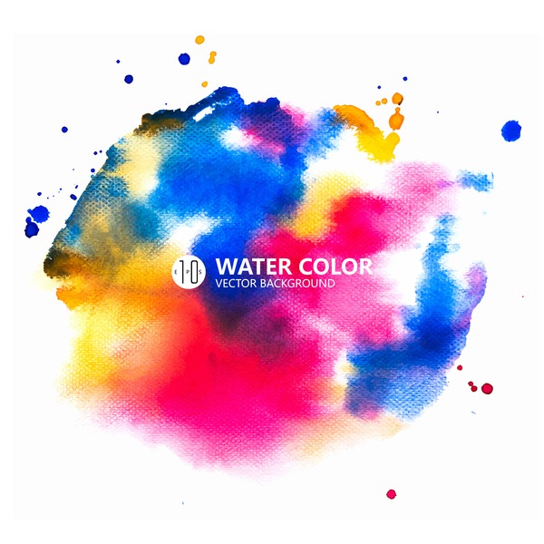 600x600 Water Color Paint Vector Background Download My Free