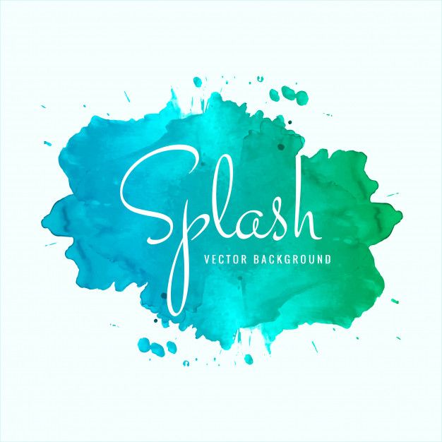 626x626 Beautiful Watercolor Splash Design Vector Download Thousands