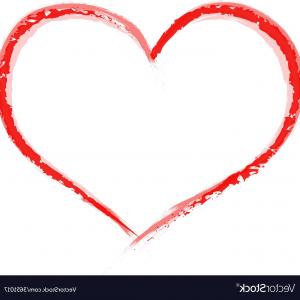 300x300 Heart Shape Painted With Brush Vector Catchsplace