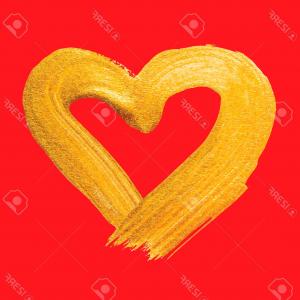 300x300 Painted Heart From Brush Strokes Vector Hoodamathrun