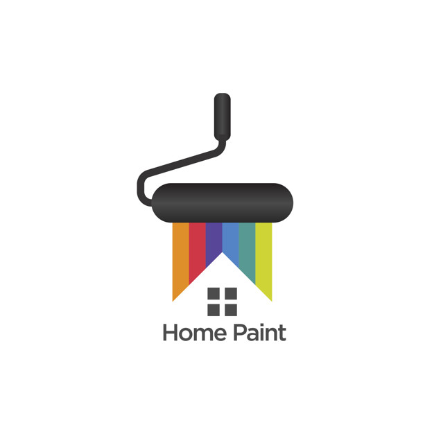 626x626 Home Painting Logo Template Design Vector Vector Premium Download