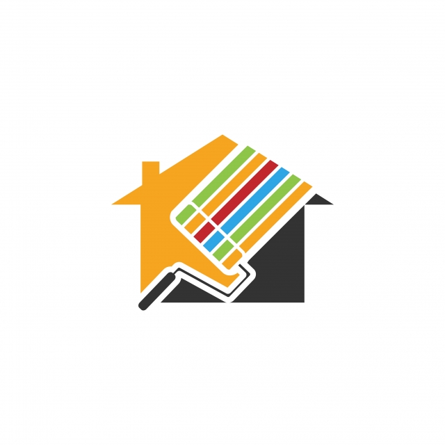 640x640 Painting House Icon Design Template Vector Illustration, Icon