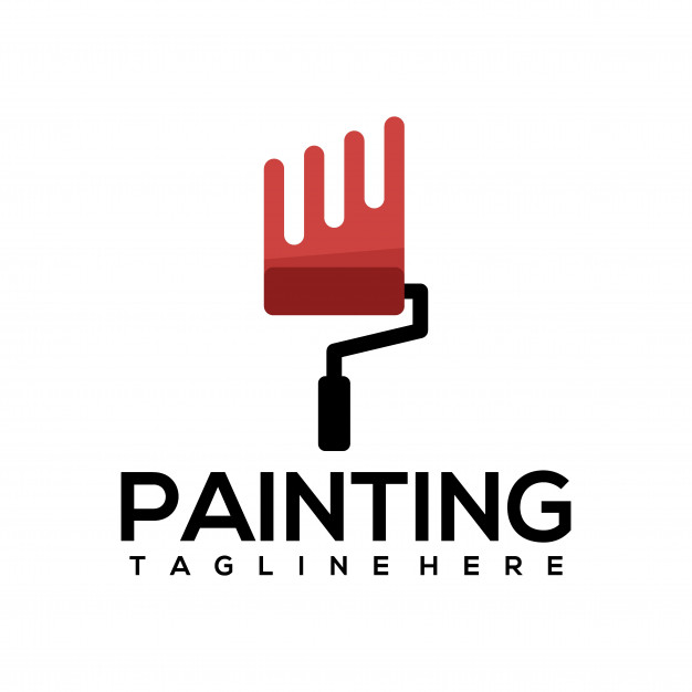 626x626 Painting Logo Vector Premium Download
