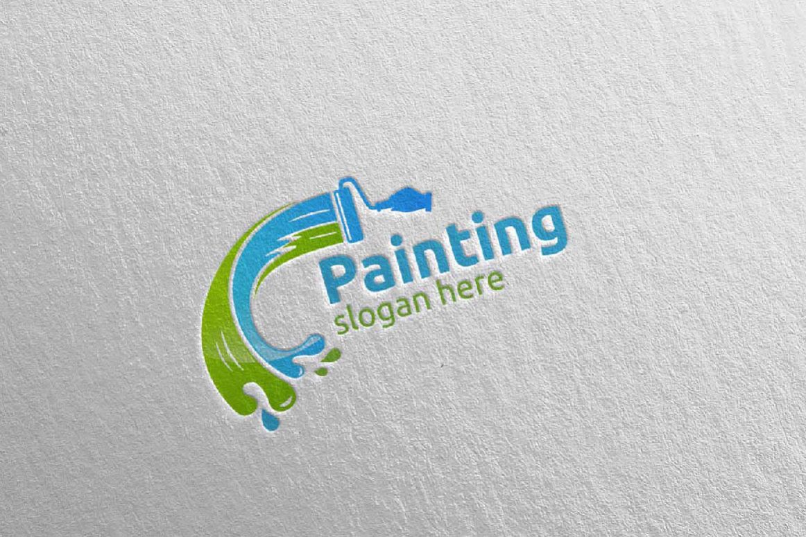 Painting Logo Vector at Collection of Painting Logo
