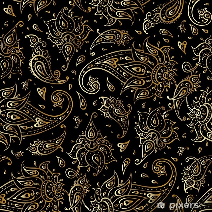 700x700 Paisley Ethnic Ornament Seamless Paisley Background Elegant Hand