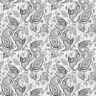 400x400 Seamless Paisley Background Vector Image Of Backgrounds, Textures