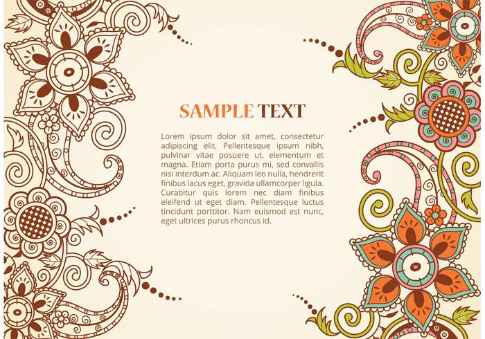700x490 Free Vector Paisley Border