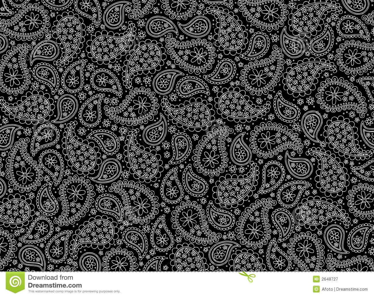 1300x1034 Black And White Paisley Vector Images