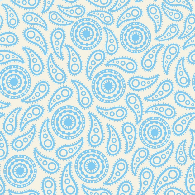 626x626 Paisley Pattern Design Vector Free Download
