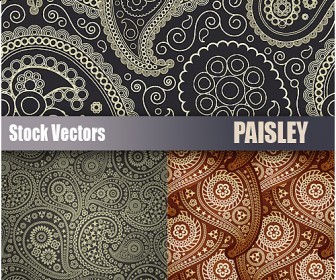 336x280 Beautiful Paisley Patterns, Vectors Brushes For Download