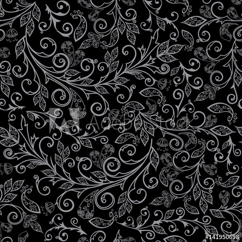 500x500 Vegetable Seamless Paisley Pattern Vector Abstract Pattern