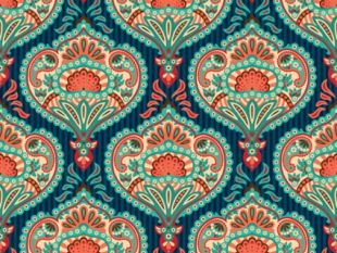 310x233 Ornate Paisley Pattern Seamless Vector Free Vectors Ui Download