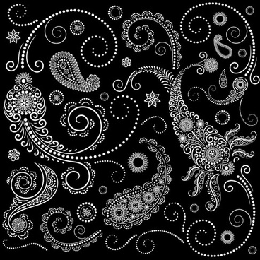 368x368 Paisley Pattern Free Vector Download
