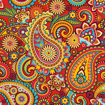 368x368 Paisley Pattern Free Vector Download
