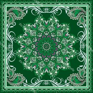 300x300 Bandana Vector Tile Ornament Paisley Print Newwaysys
