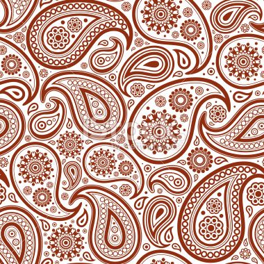380x380 Vector Illustration Patterns And Prints Paisley Pattern