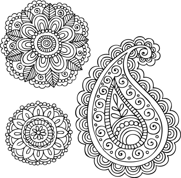 600x591 Paisley Vector Free Vector In Adobe Illustrator