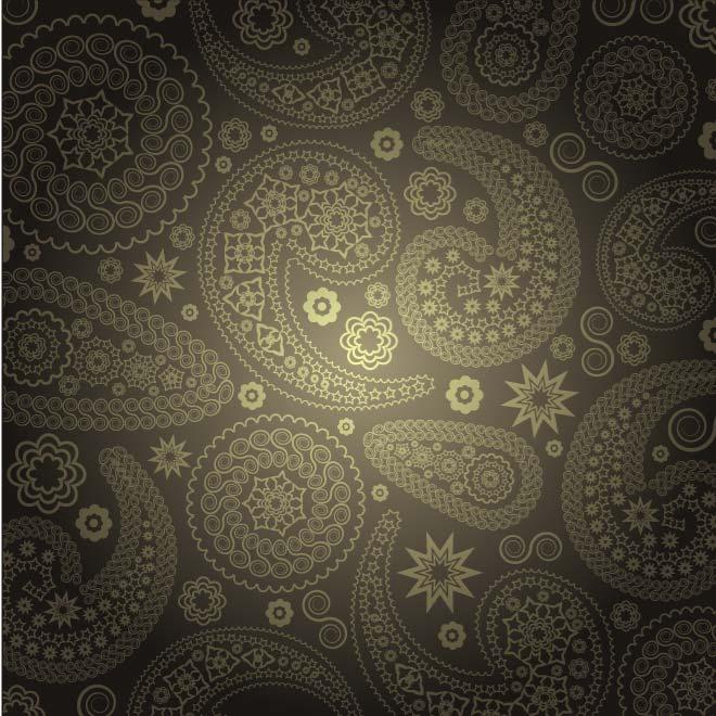 660x660 Paisley Vector Background