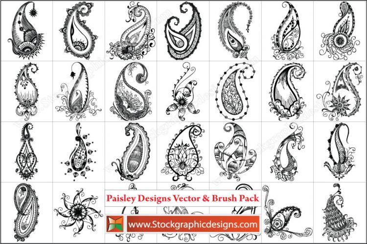 750x500 Paisley Designs
