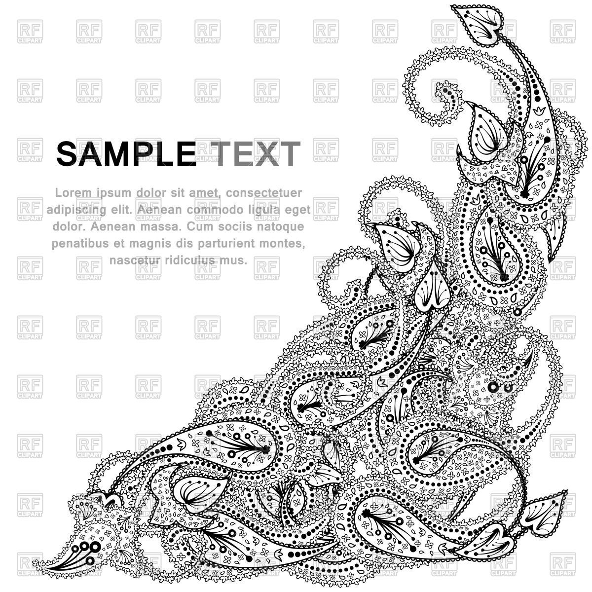 1200x1200 Paisley Pattern Vector Image Of Backgrounds, Textures, Abstract