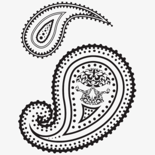 310x310 Vector Art Clipart Free Paisley Pattern