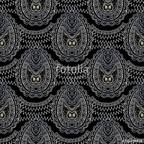 500x500 Paisley Vector Seamless Pattern Stock Image And Royalty Free