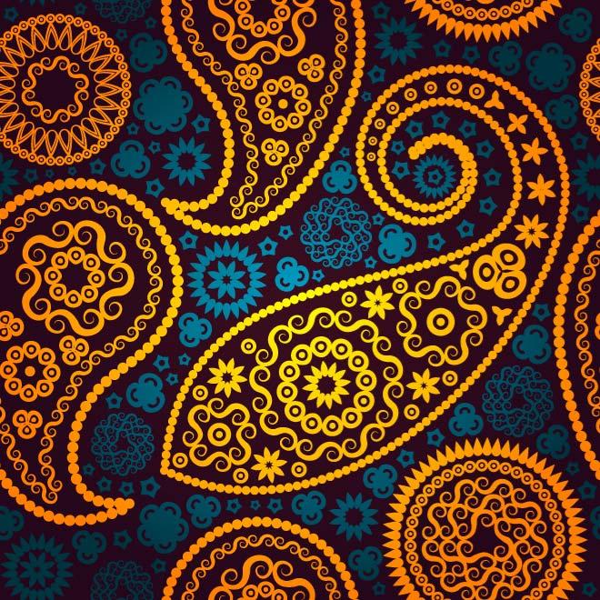 660x660 Vintage Paisley Background Vector Free Vectors Ui Download