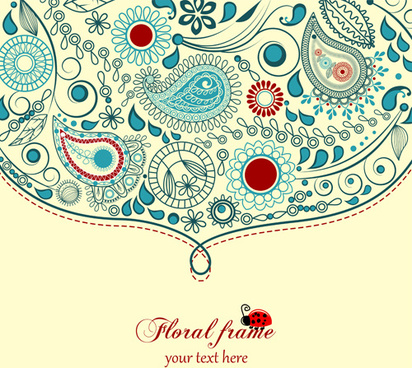 412x368 Free Paisley Vector Free Vector Download