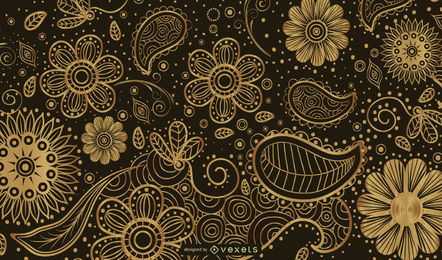 442x260 Paisley Vector Graphics To Download