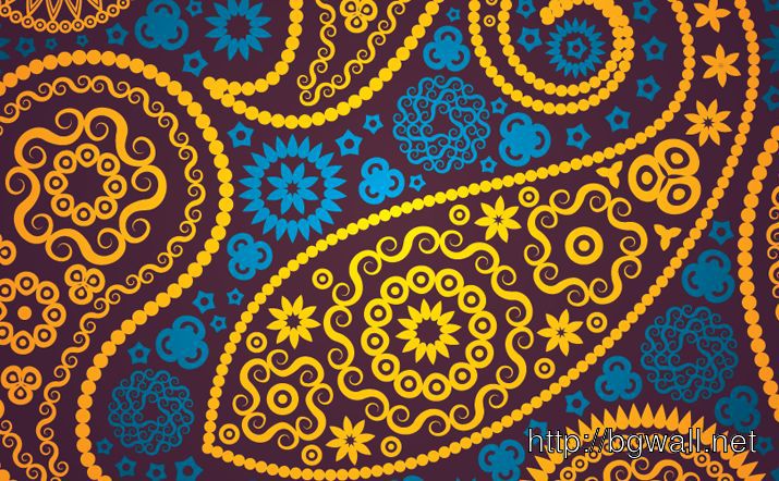 715x442 Seamless Paisley Pattern Background Wallpaper Hd