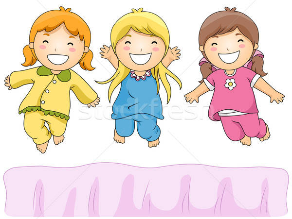 600x451 Pajama Party Vector Illustration Lenm