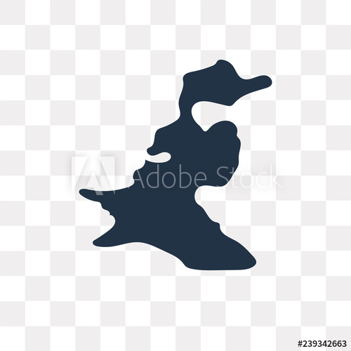 500x500 Pakistan Map Vector Icon Isolated On Transparent Background