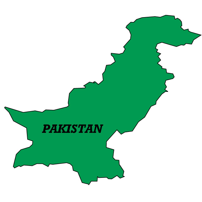 660x660 Pakistan Vector Map