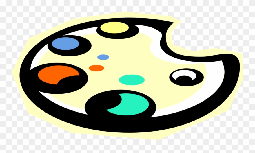 880x529 Artist S Palette Vector Image Illustration