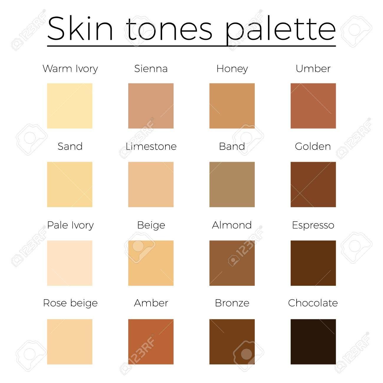 1299x1300 Stock Vector Craft Advice For Writers Colors For Skin Tone