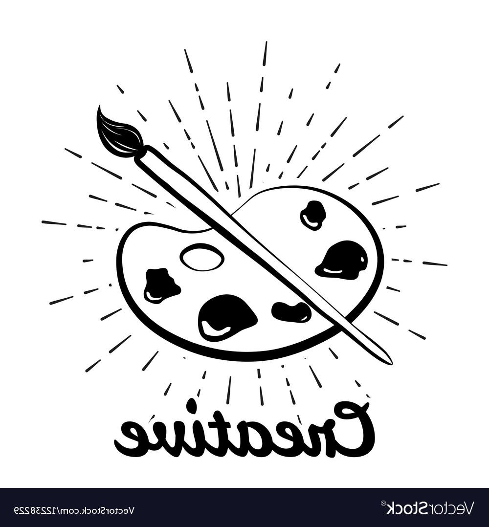 1000x1078 Unique Poster Paint Palette Vector Design Vector Images Design