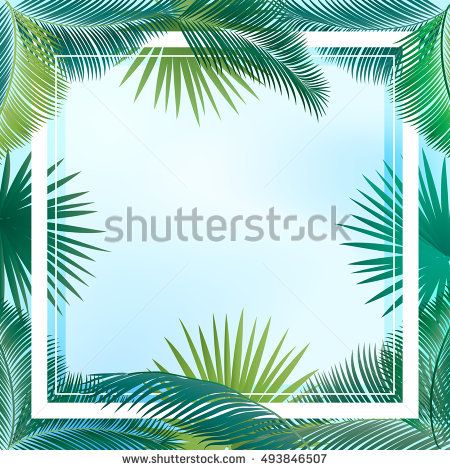 450x470 Sukkot Palm Tree Leaves Frame Palm Leaf Frame Palm Branch Leaves