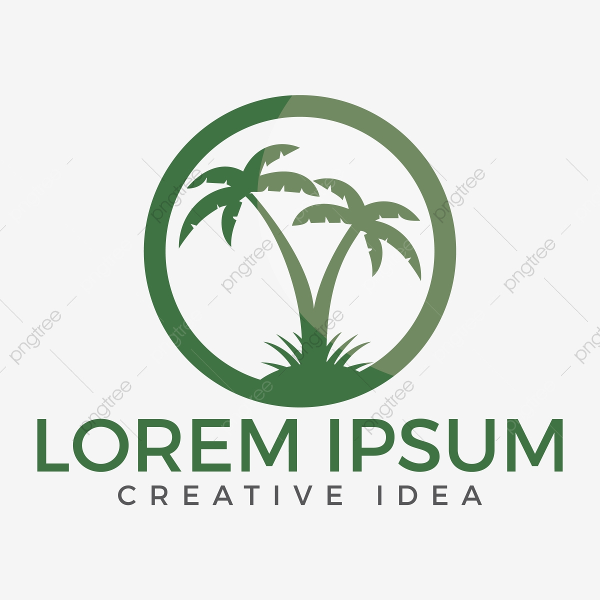 1200x1200 Tropical And Palm Tree Logo Design, Attention, Badge Png