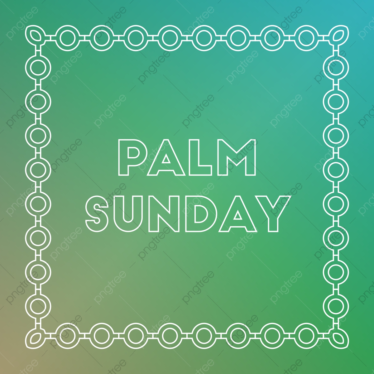 1200x1200 Palm Sunday Vector Design, Palm, Sunday, Holy Week Png And Vector