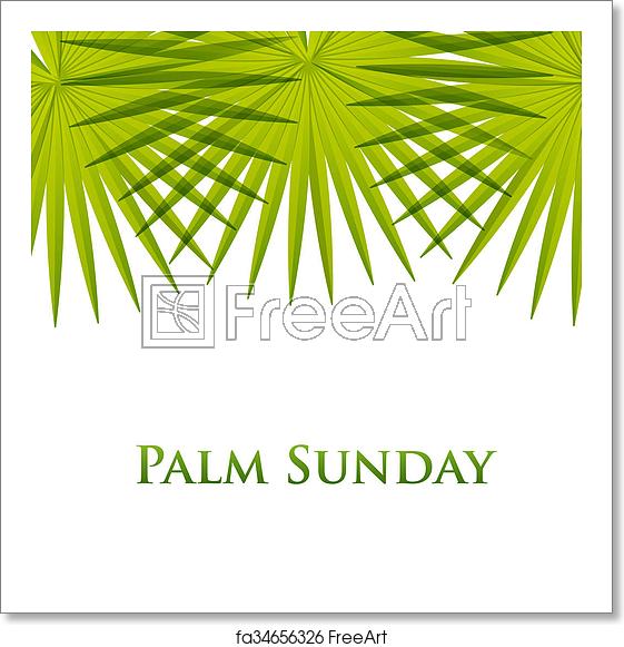 561x581 Free Art Print Of Palm Leafs Vector Background Vector