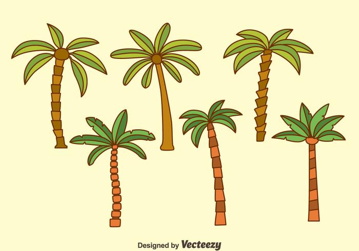 700x490 Palm Tree Collection Vectors