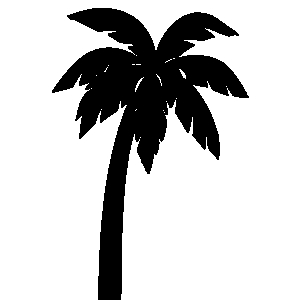 300x300 Palm Tree Clipart Tropical Palm Trees