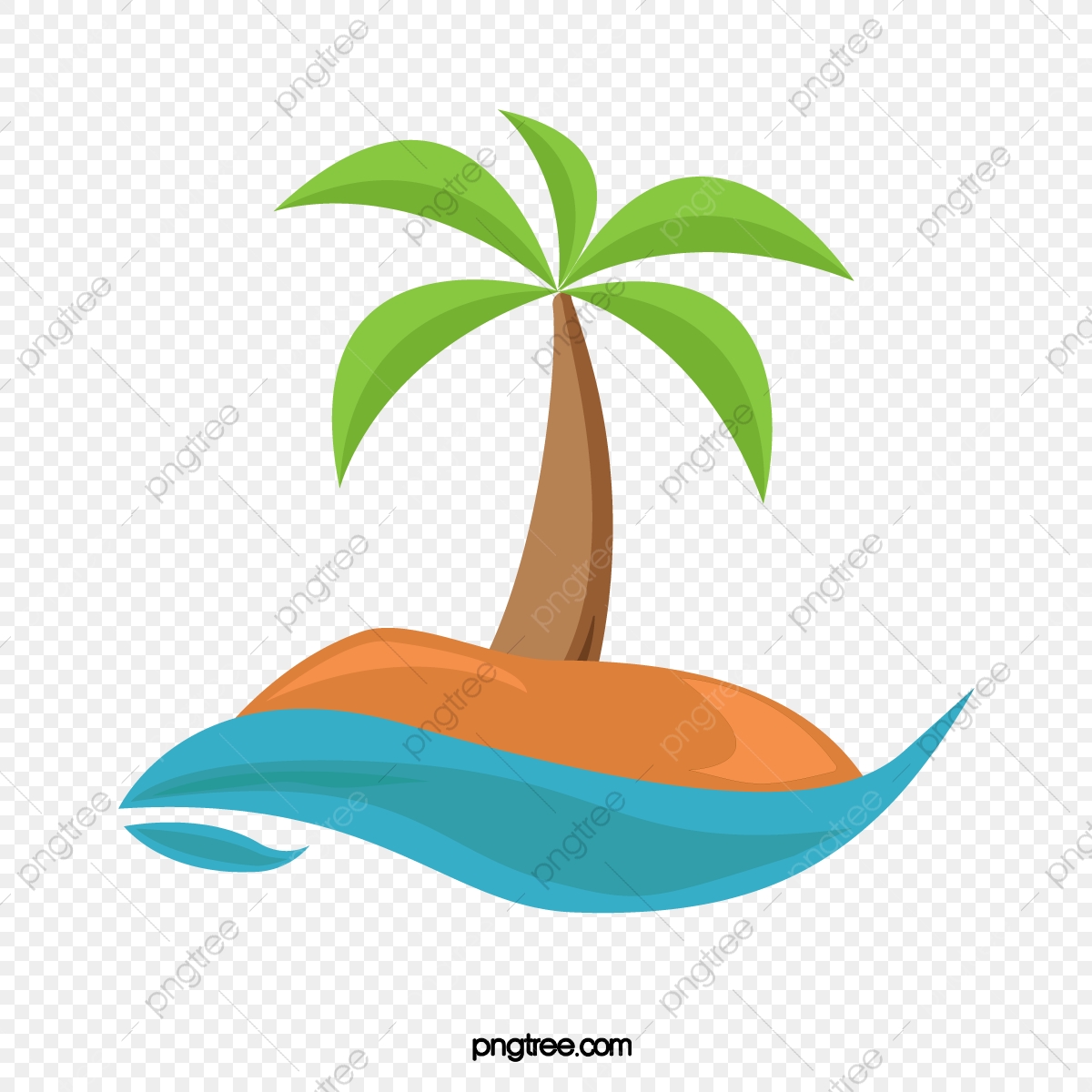 1200x1200 Coconut Palm Tree, Tree Clipart, Vector Png, Coconut Tree Png