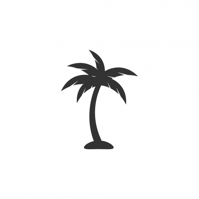 640x640 Palm Tree Icon Design Template Vector Isolated, Beach, Tree, Palm